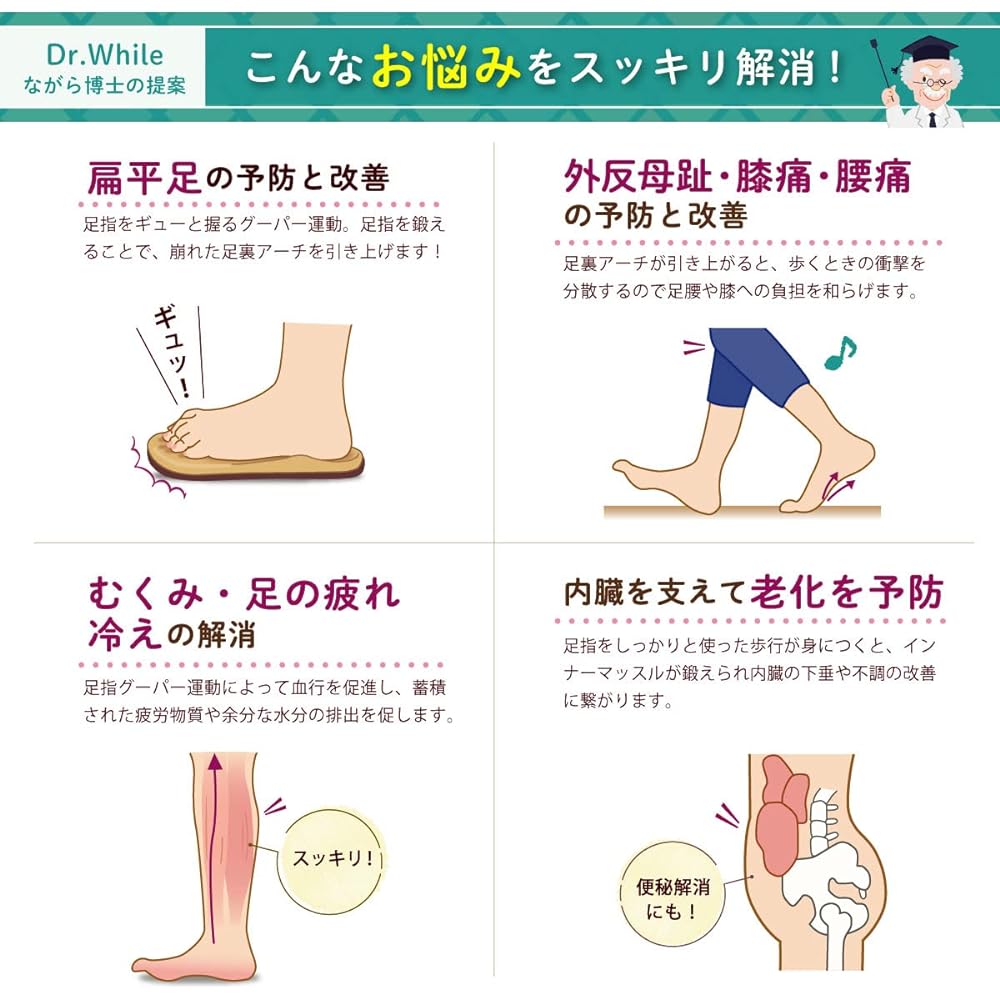 [Easy Shoe Studio Belle & Sofa] Diet Slippers, Indoor, Women's, Healthy Slippers, Stylish, Toe Training, Gooper, Mother's Day, Made in Japan DRFT2