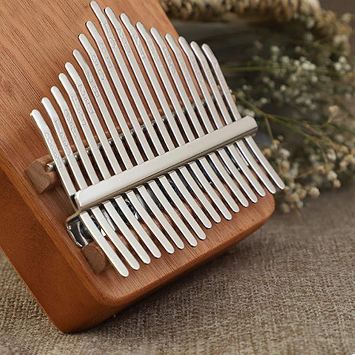 Thumb Piano Forest Deer 17 Key Kalimba African Thumb Finger Piano Wooden Kalimba Portable Musical Instrument African Instrument