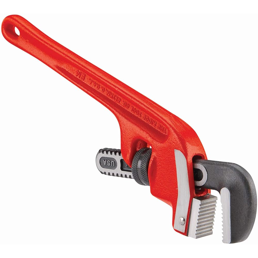 Rigid end pipe wrench 350mm E14