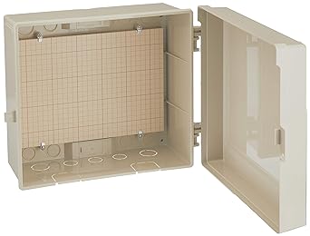 Mirai Kogyo Wall Box, No Roof, Horizontal Type, Effective Thickness 140, Beige, 1 Piece WB-13AOJ