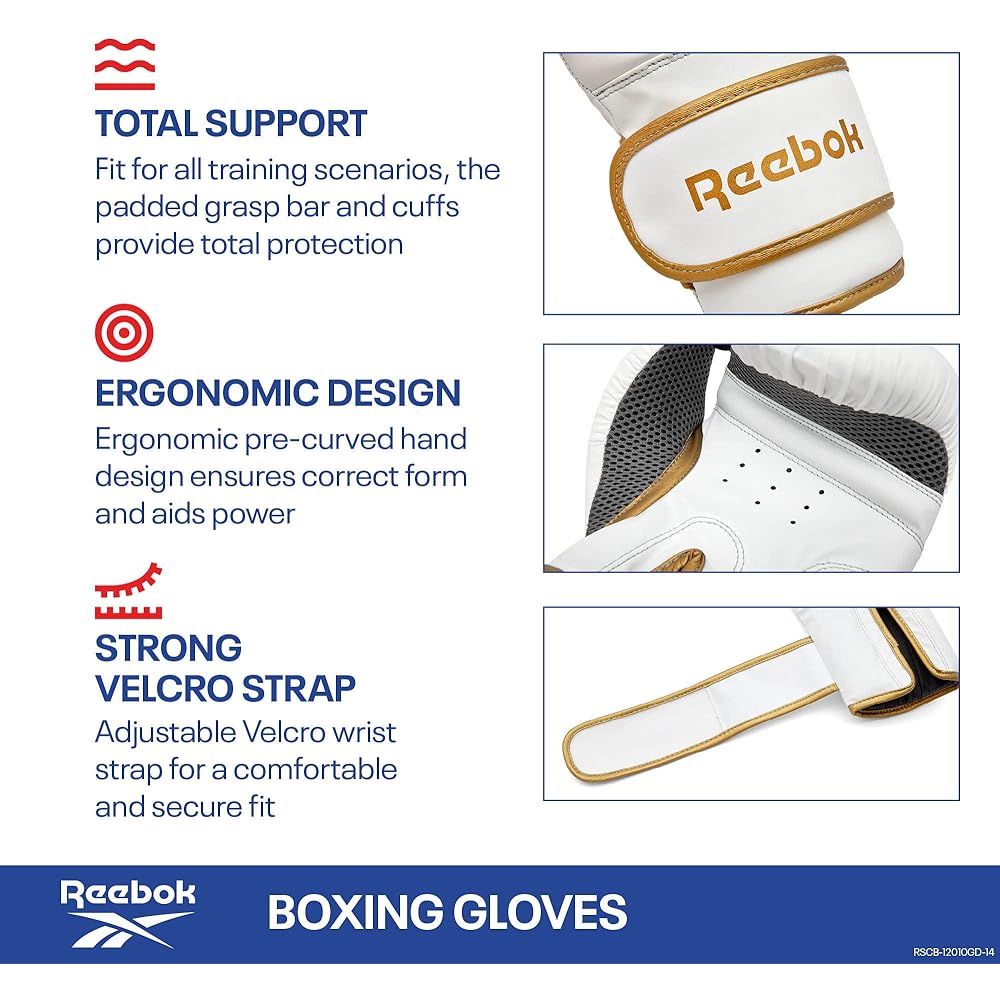 Reebok Boxing Gloves 10oz 12oz 14oz 16oz Boxing Punching Gloves Gloves