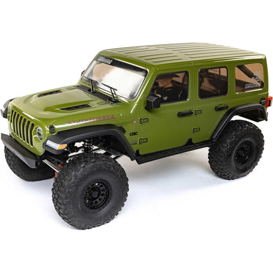 Axial RC Truck 1/6 SCX6 Jeep JLU Wrangler 4WD Rock Crawler RTR (Battery and Charger Not Included): Green, AXI05000T1