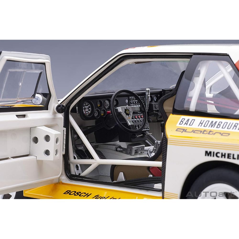 AUTOart 1/18 Audi Sport Quattro S1 WRC '86 #6 Mikkola/Hertz Monte Carlo Rally Completed Product 88602