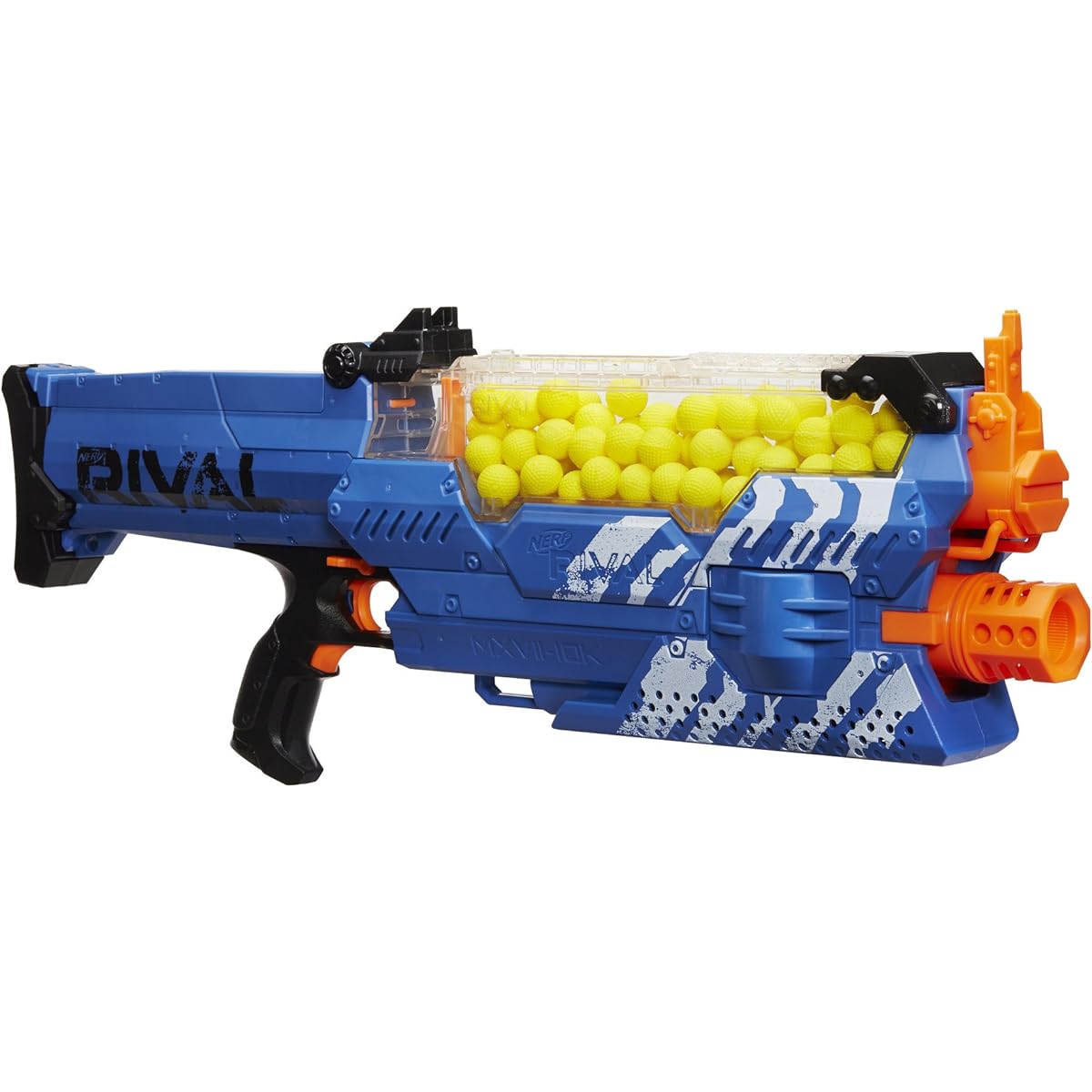NERF Rival Nemesis MXVII-10K Blaster Blue Airsoft Gun Toy
