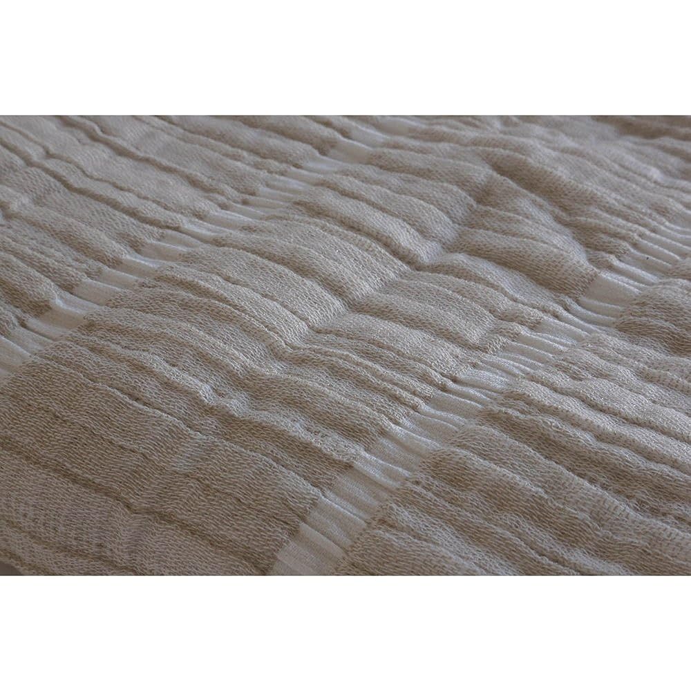 Seigan Towel Blanket Gift Set Made in Japan Gauze Blanket 140 x 200cm Senshu Soorian Brown Linen Mie Gauze SSKG-701G