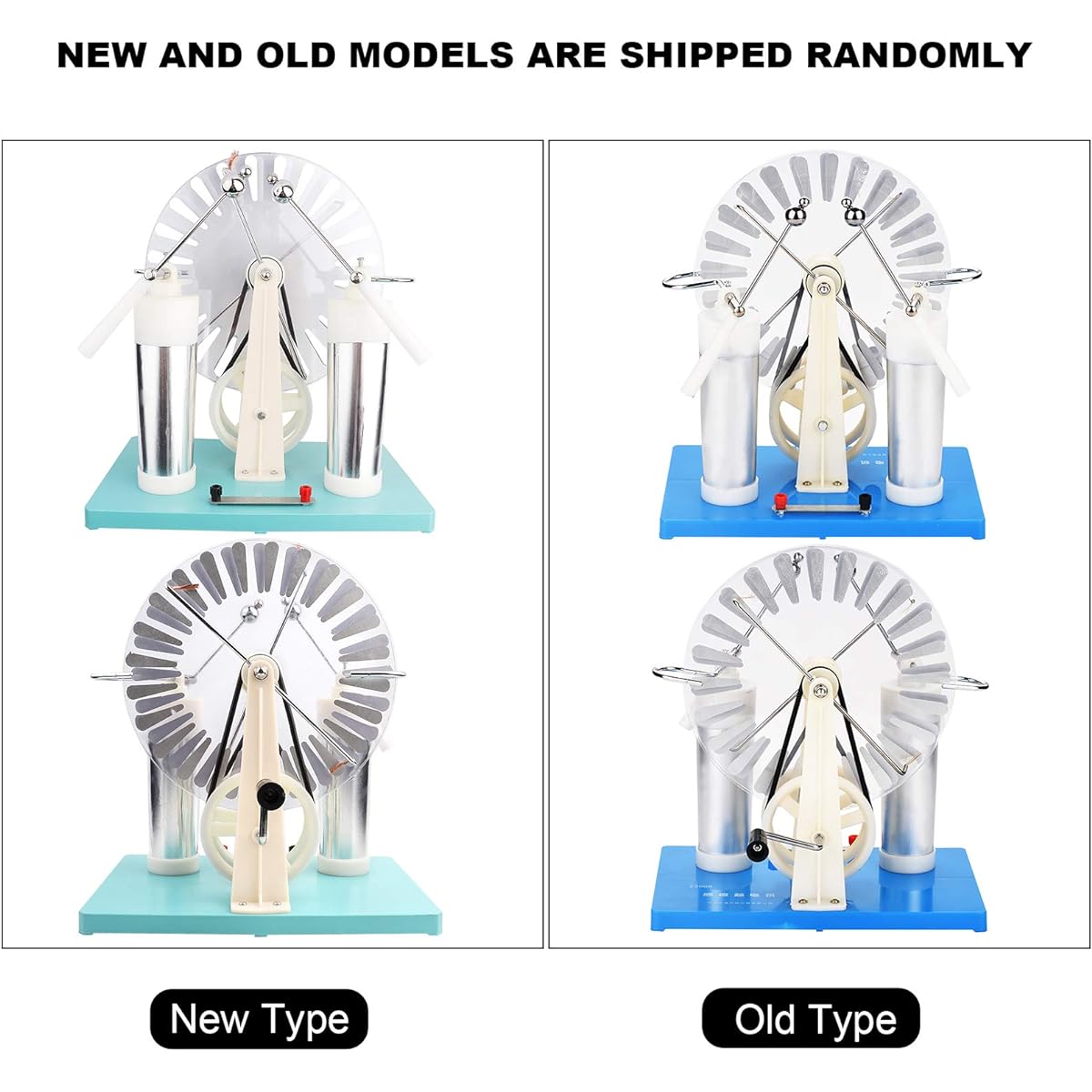 Electrostatic Generator, Engine Motor Model Educational Toy Generator Physical Experiment Electrostatic Induction Motor Electrostatic Machine