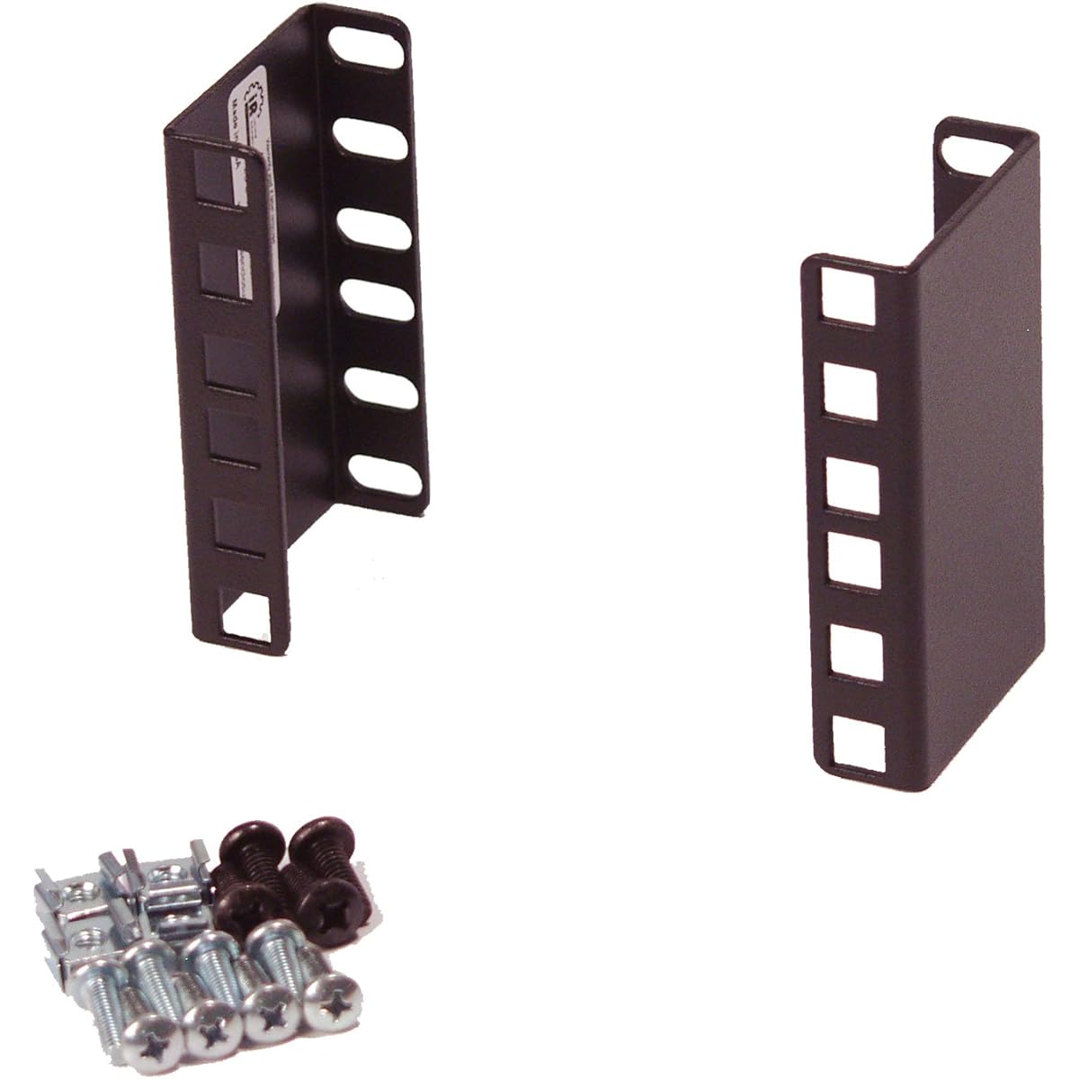 IAB102V10-2U Rack Mount 2U Rack 2" Extender for 19" or 23" Rack Cabinet/Wall Mount Cabinet (1 Pair)