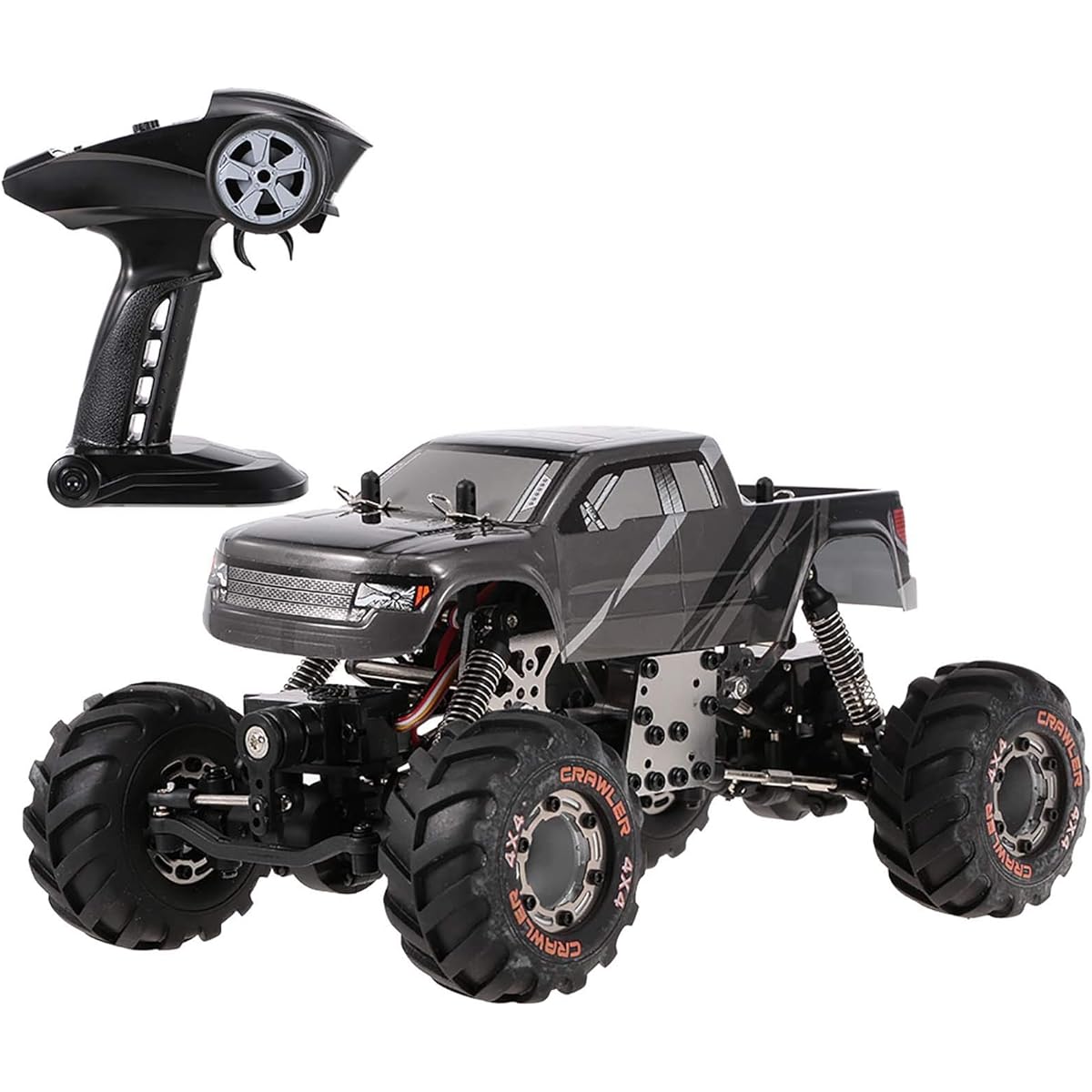 4WD Car, JUANZI 2098B 1/24 2.4GHz 4WD 4WS Devastator Rock Crawler RTR, Double Servo Off-Road Car