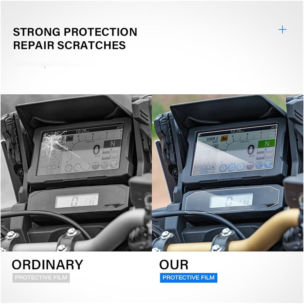Fits for Honda NT 1100 NT1100 2021 - Scratch Cluster Screen Dashboard Protective Instrument Film Motorcycle Accessories Protector Instrument (Color: Quantity- 2)