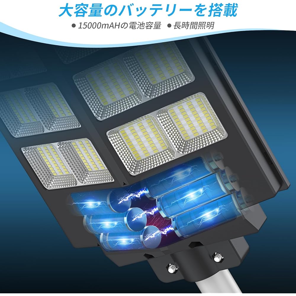 BNT Solar Street Light Sensor Light 600W Solar Light Outdoor Waterproof Sensor Light Outdoor Solar Sense of People Automatic Night Light Off Timer Function Street Light Solar Outdoor Energy Saving No Wiring Required Solar Powered LED Light Outdoor Light