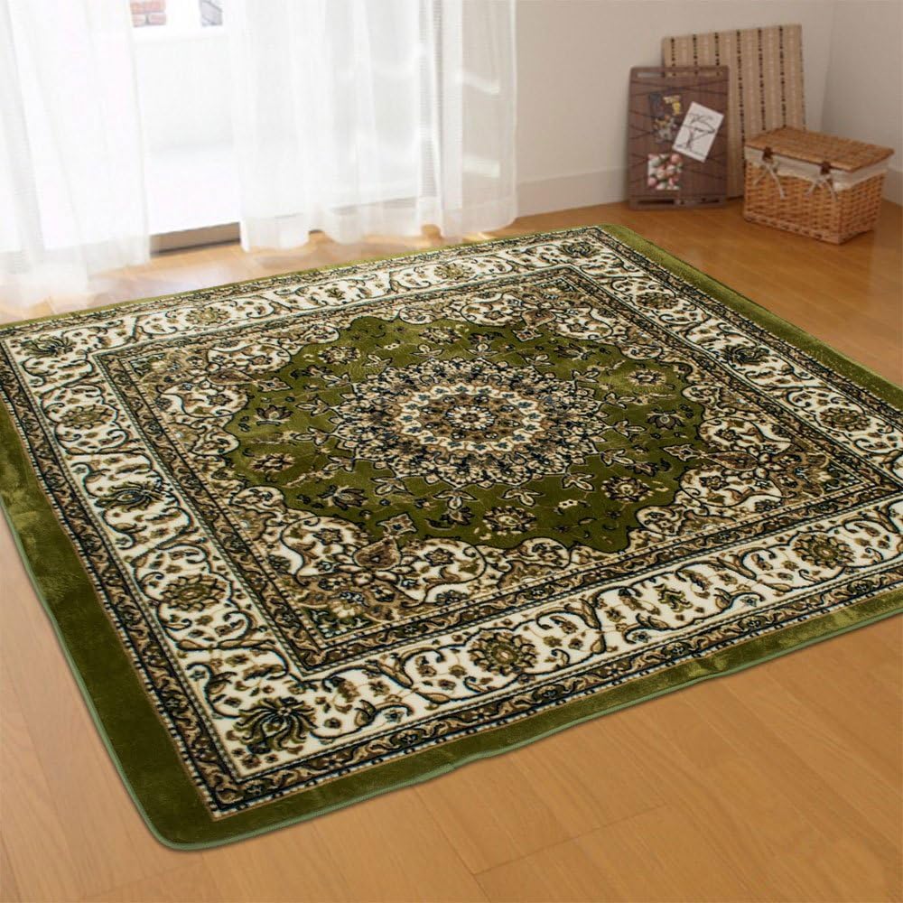 Arie Rug Green Width 185 x Depth 185cm Plump Volume Elba Volume 3