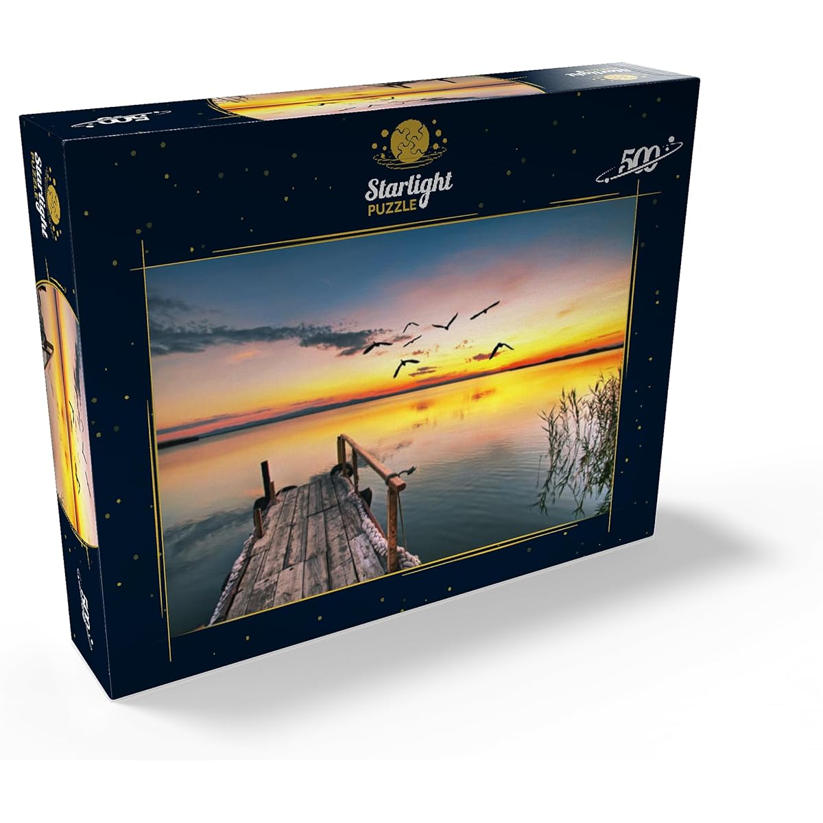 Pier in the Clouds - Premium 500 Piece Jigsaw Puzzle for Adults