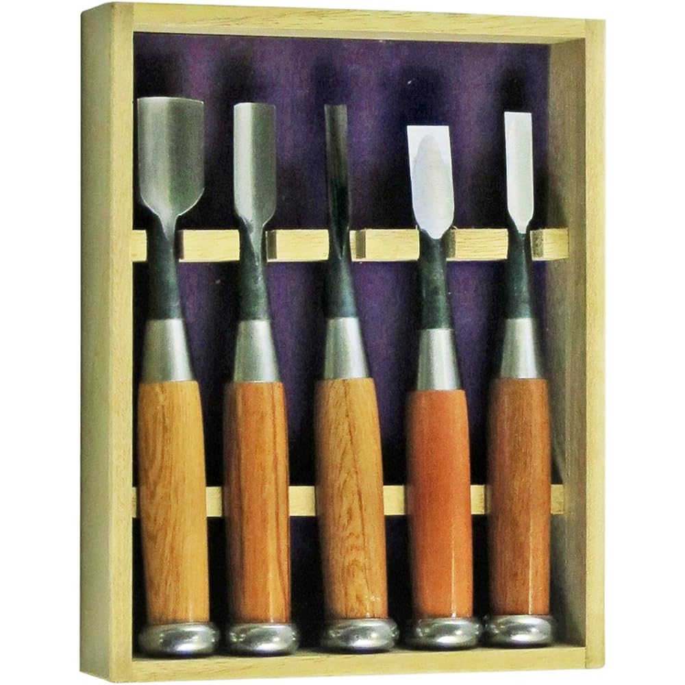 Legendary wood carving only, set of 5