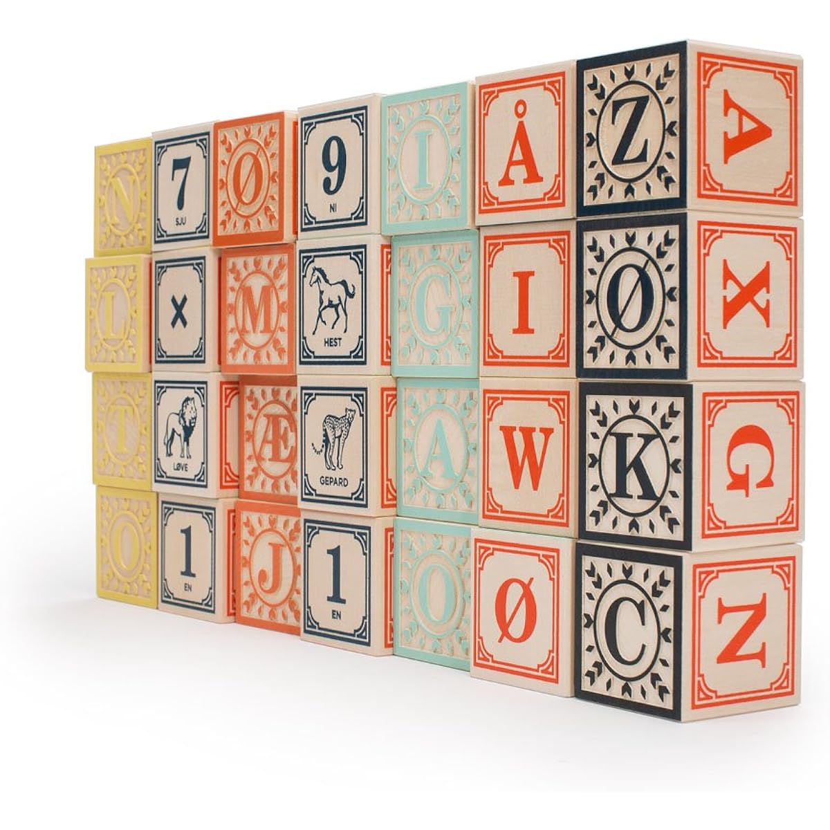 uncle goose norwegian blocks - made in usa