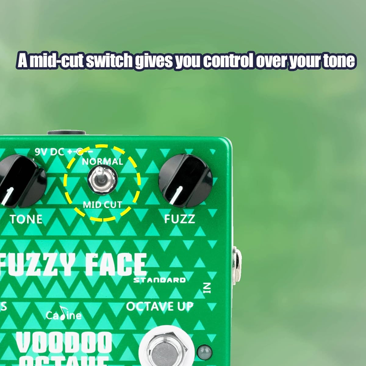 Caline CP-53 Voodoo Octave Fuzz Pedal Germanium Fuzz 60's Rock Effect for Electric Guitar - True Bypass