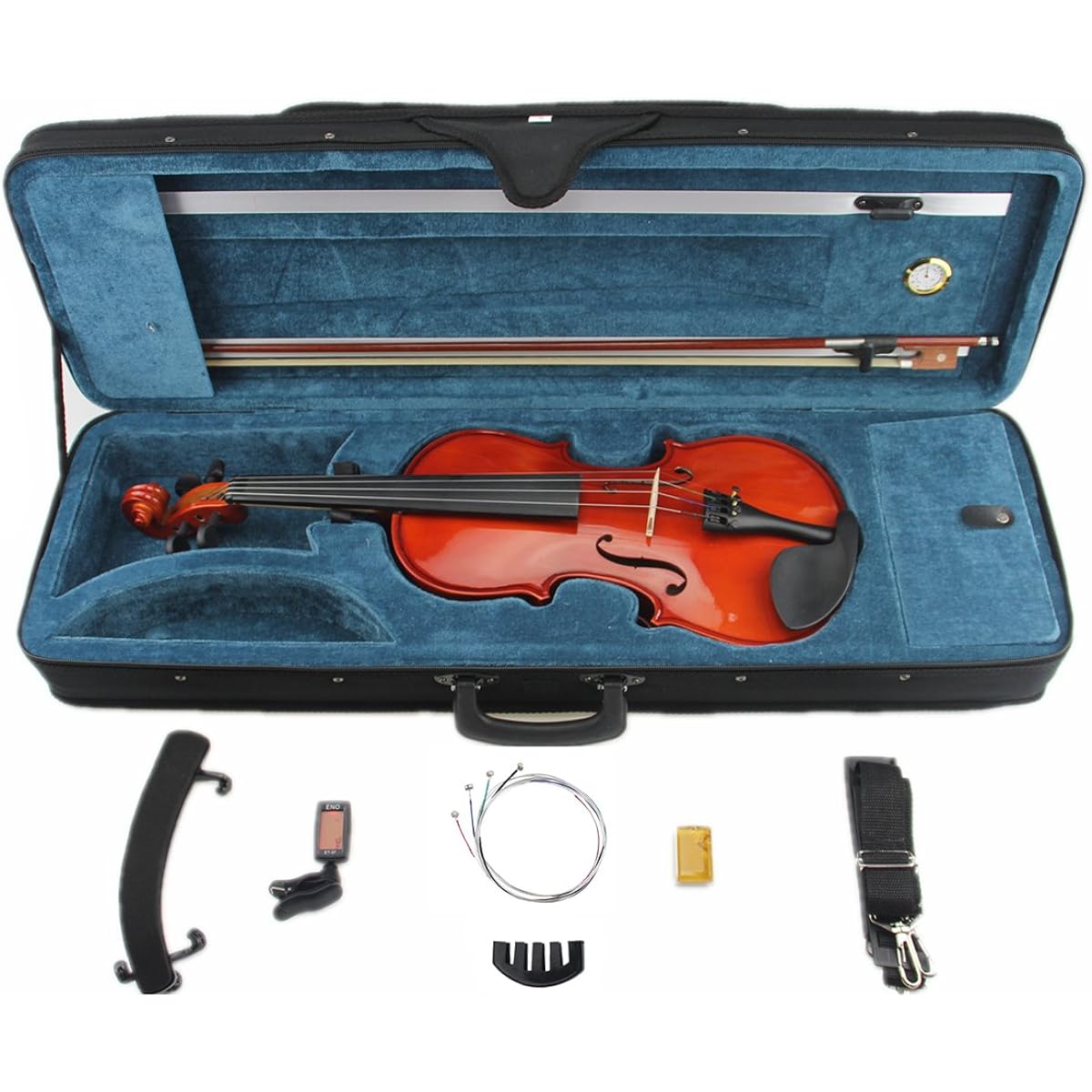 [Hilax] Beginner's Violin HV-803 (4/4 size) (with introductory set, glossy finish)