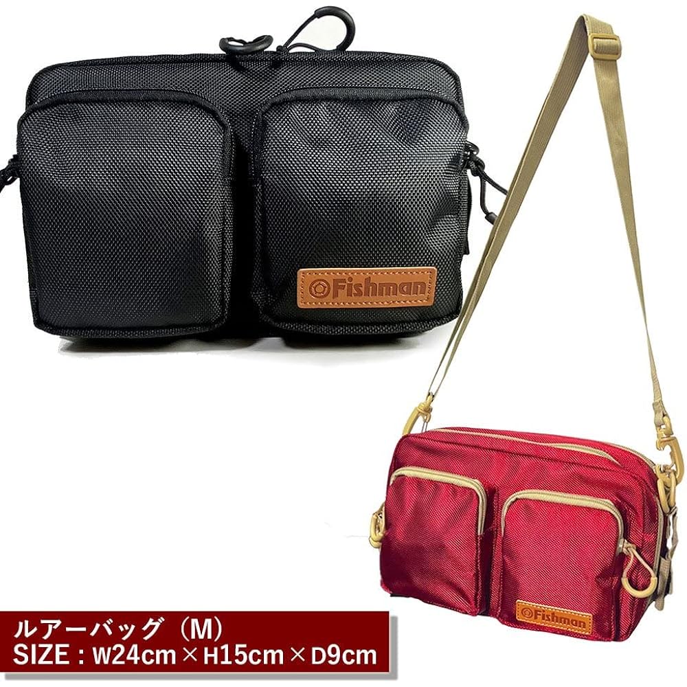 FISHMAN BT-001 Lure Bag Red/Khaki M