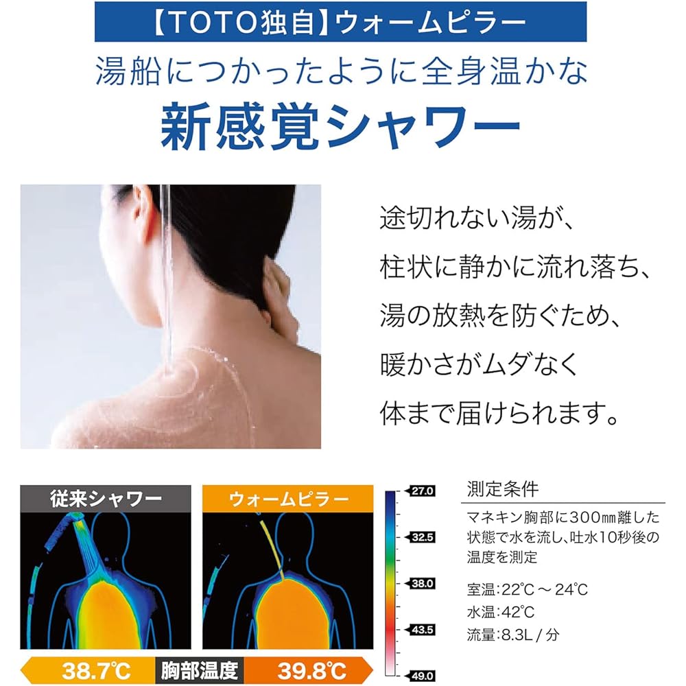 TOTO shower head comfort wave shower 3 modes THYC69CA