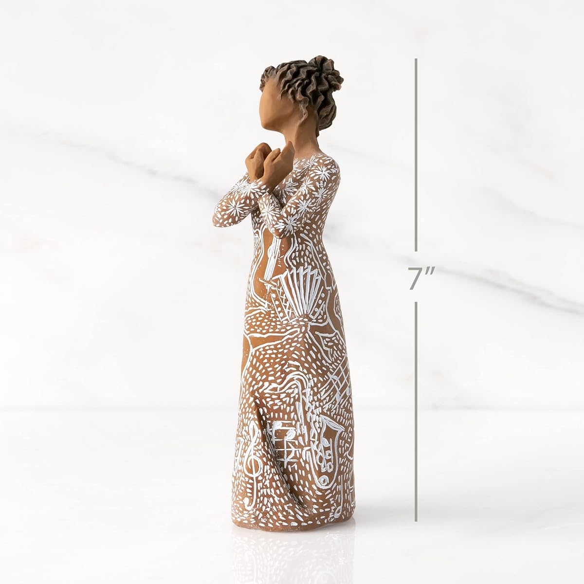 Willow Tree Music Speaks (Dark Skin) Hand-painted Figure