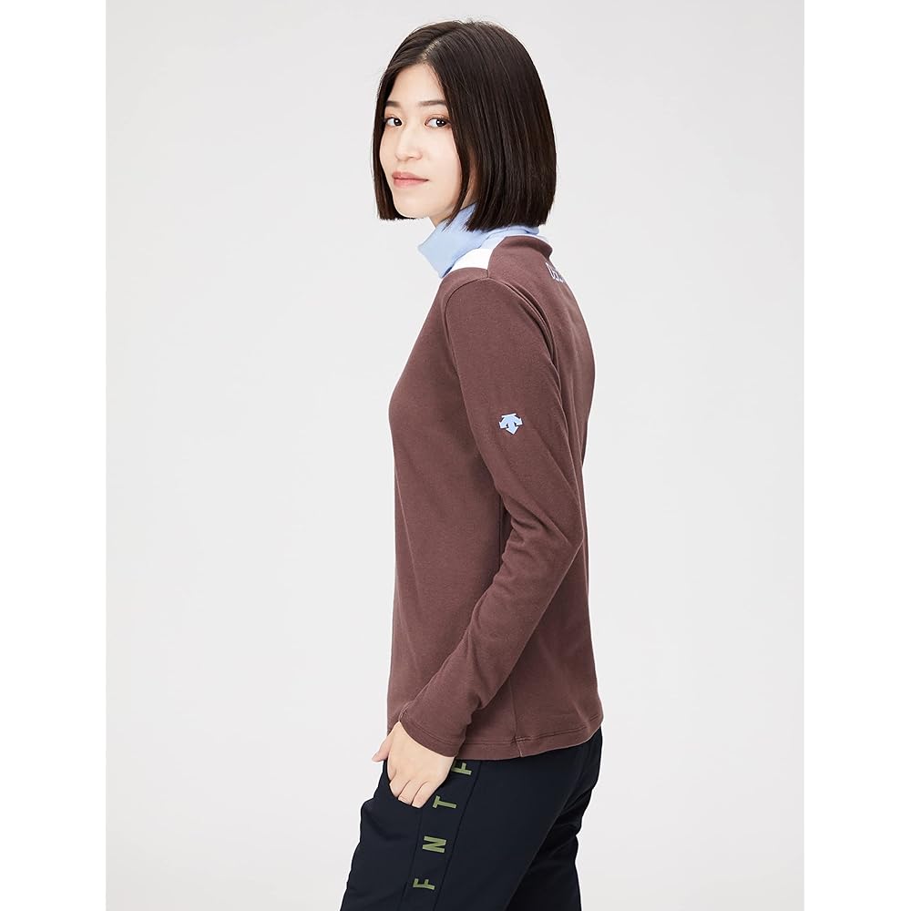 [DESCENTE] 2022 Autumn/Winter Model Golf Long Sleeve Shirt Turtleneck Stretch Moisture Absorption Heat Generating UV Care UPF50+ Women's