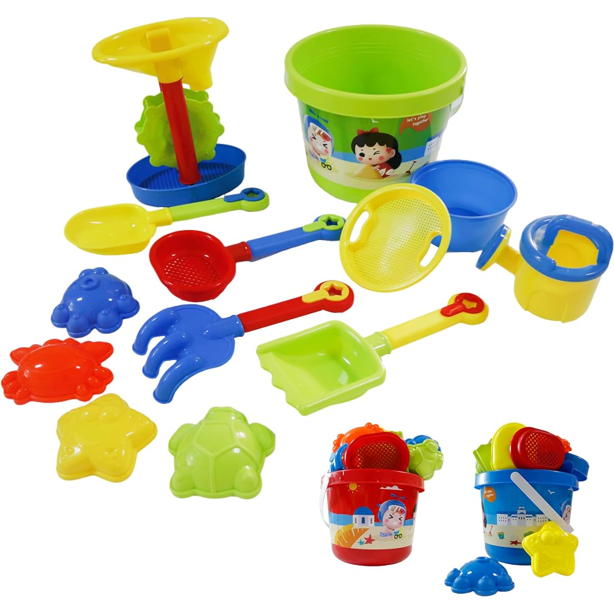 CAZOYEE Sand Toys 13pcs