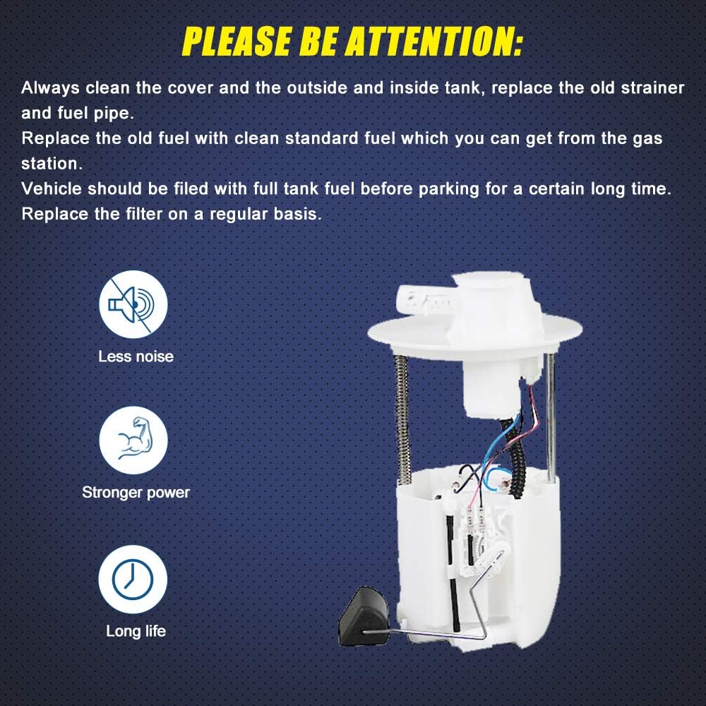 TOPSCOPE FP8874M - Fuel Pump Module Assembly E8874M Fits 2005 2006 2007 2008 Toyota Corolla, Toyota Matrix L4 1.8L