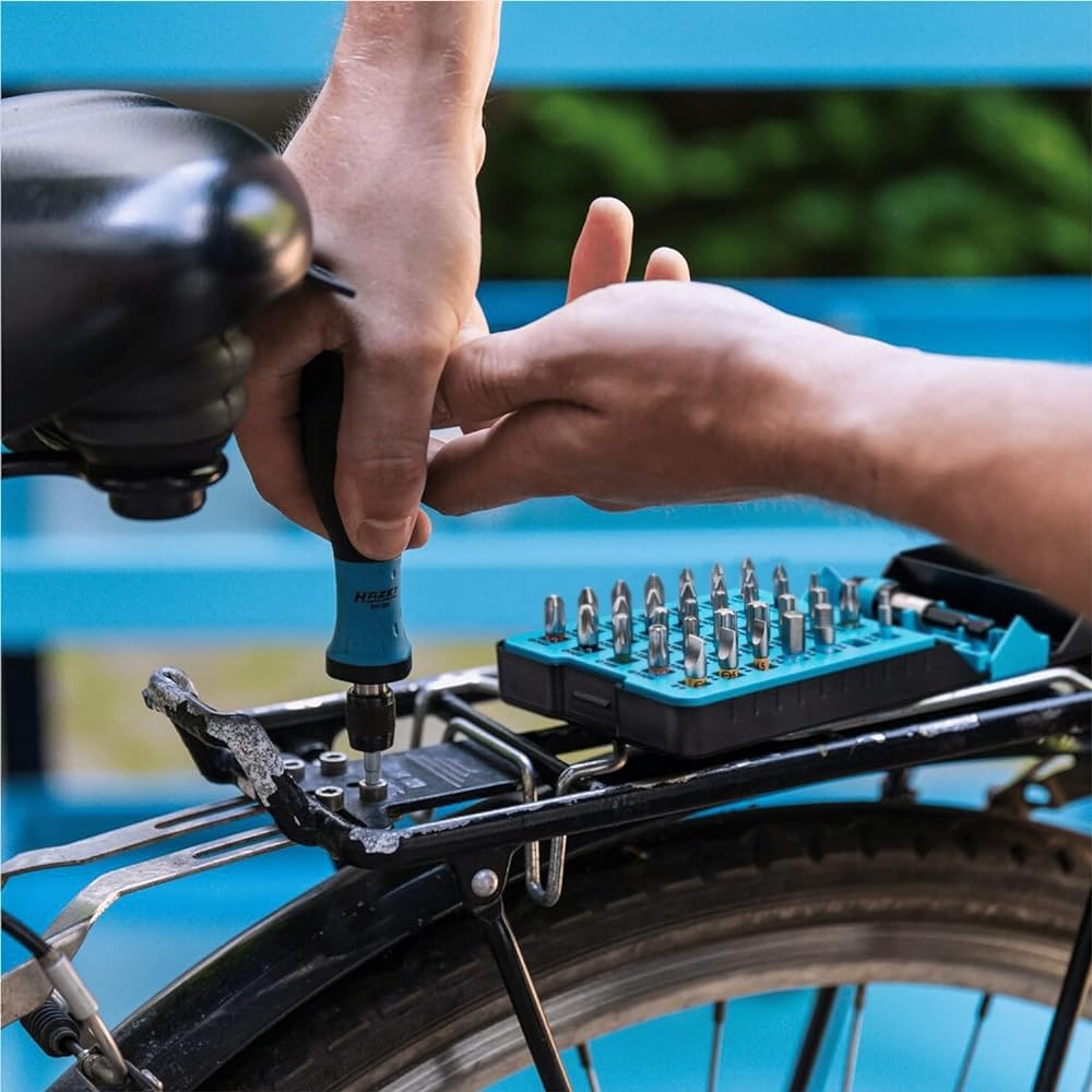 HAZET Pro Bit Set 36 Piece Tool Bit Set Output: Pozidrive Profile PZ Hexagon 6.3 (1/4 inch) Practical Bit Box [Regular Japanese Import Product] 2240N/36