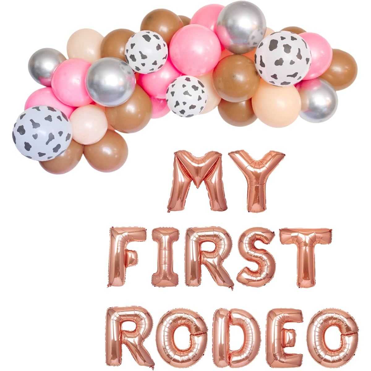 First Rodeo Birthday Decorations Girl, First Rodeo Banner, First Rodeo Party Favors, West Texas First Rodeo Cowgirl Balloon Arch Balloon Garland