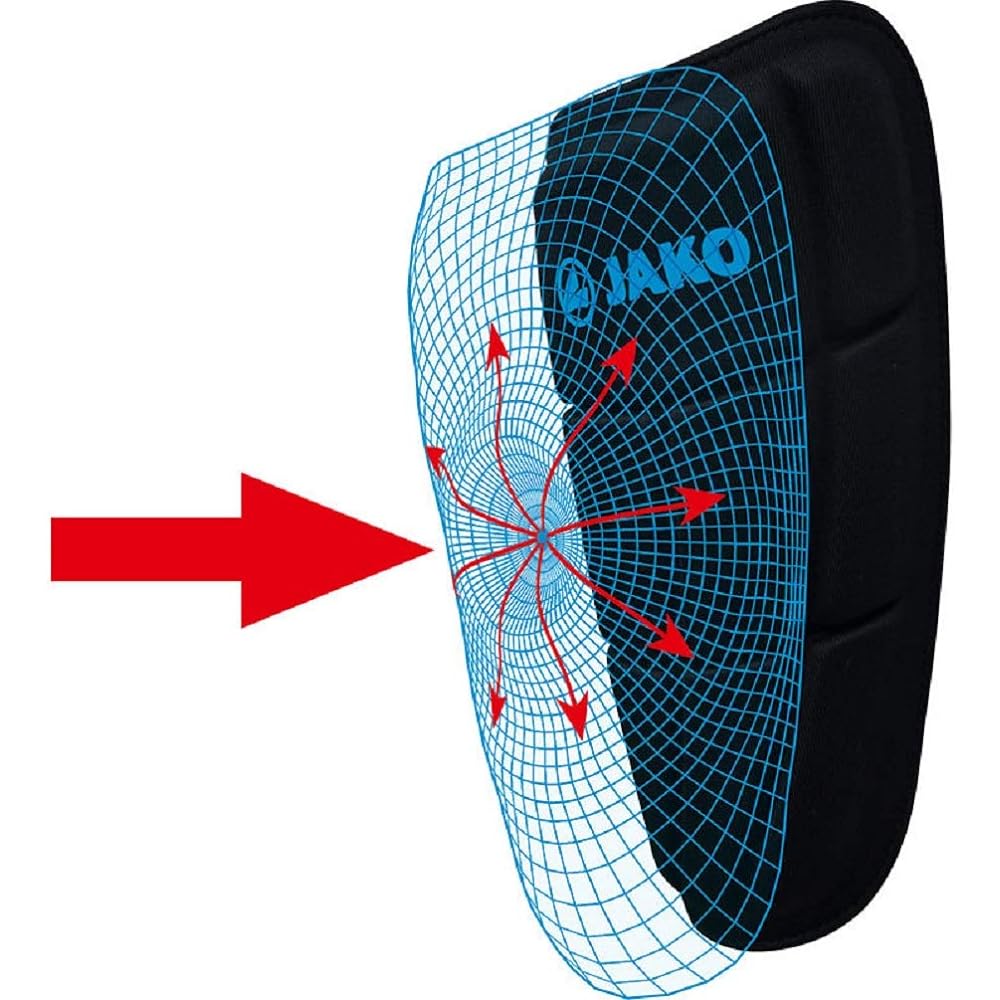 JAKO PRESTIGE KEVLAR Shin Guard Combi (Black) 2739-17