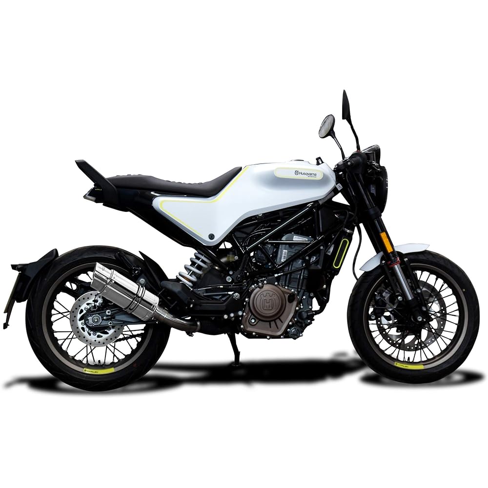 DELKEVIC Slip-on Stainless Steel Muffler for HUSQVARNA VITPILEN 401/SVARTPILEN 401 2018 200mm KIT02JG