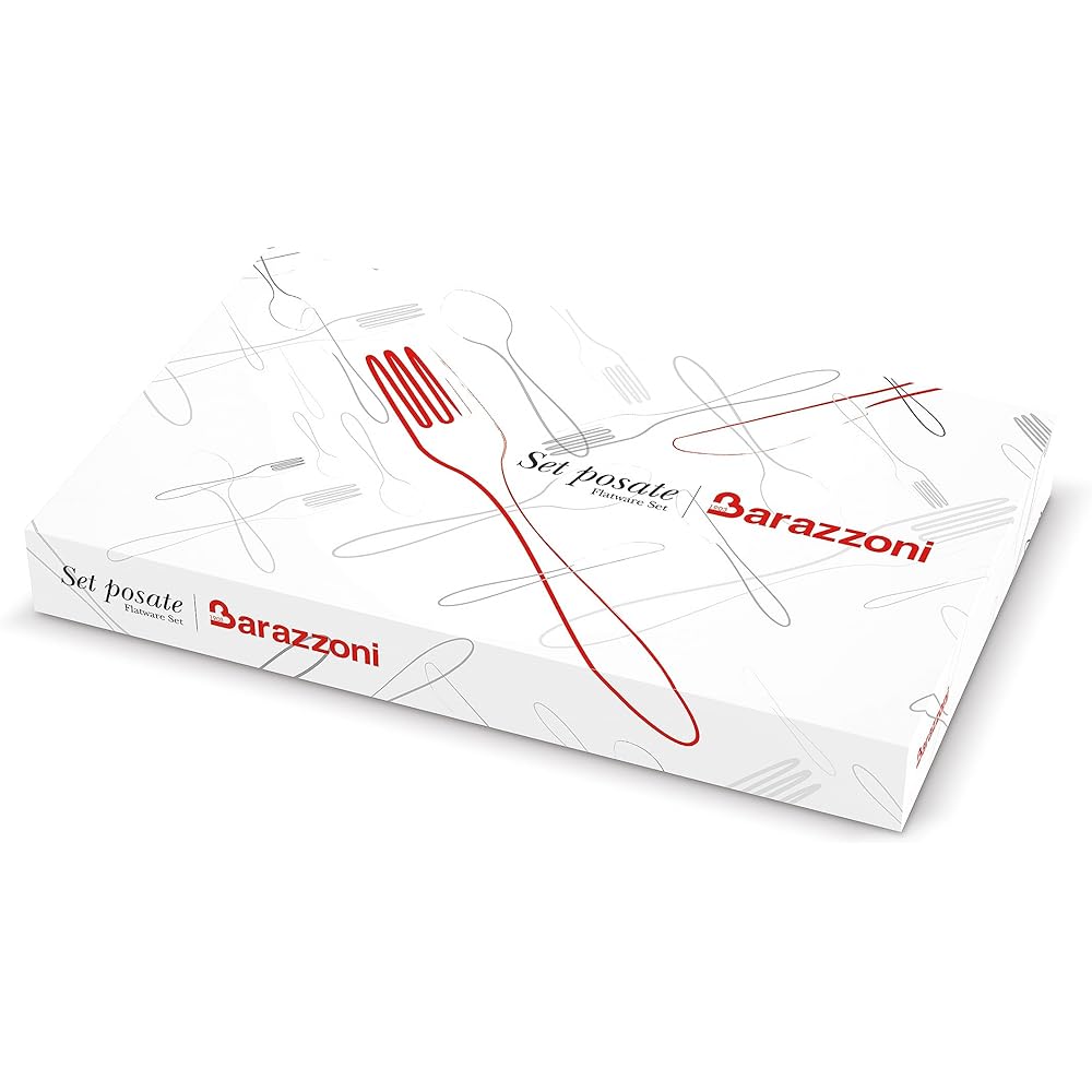 Barazzoni Cutlery Set Stainless Steel 44.5X28XH5 Set of 24 Cutlery LAPISLAZZULI 725900024 24 Pieces