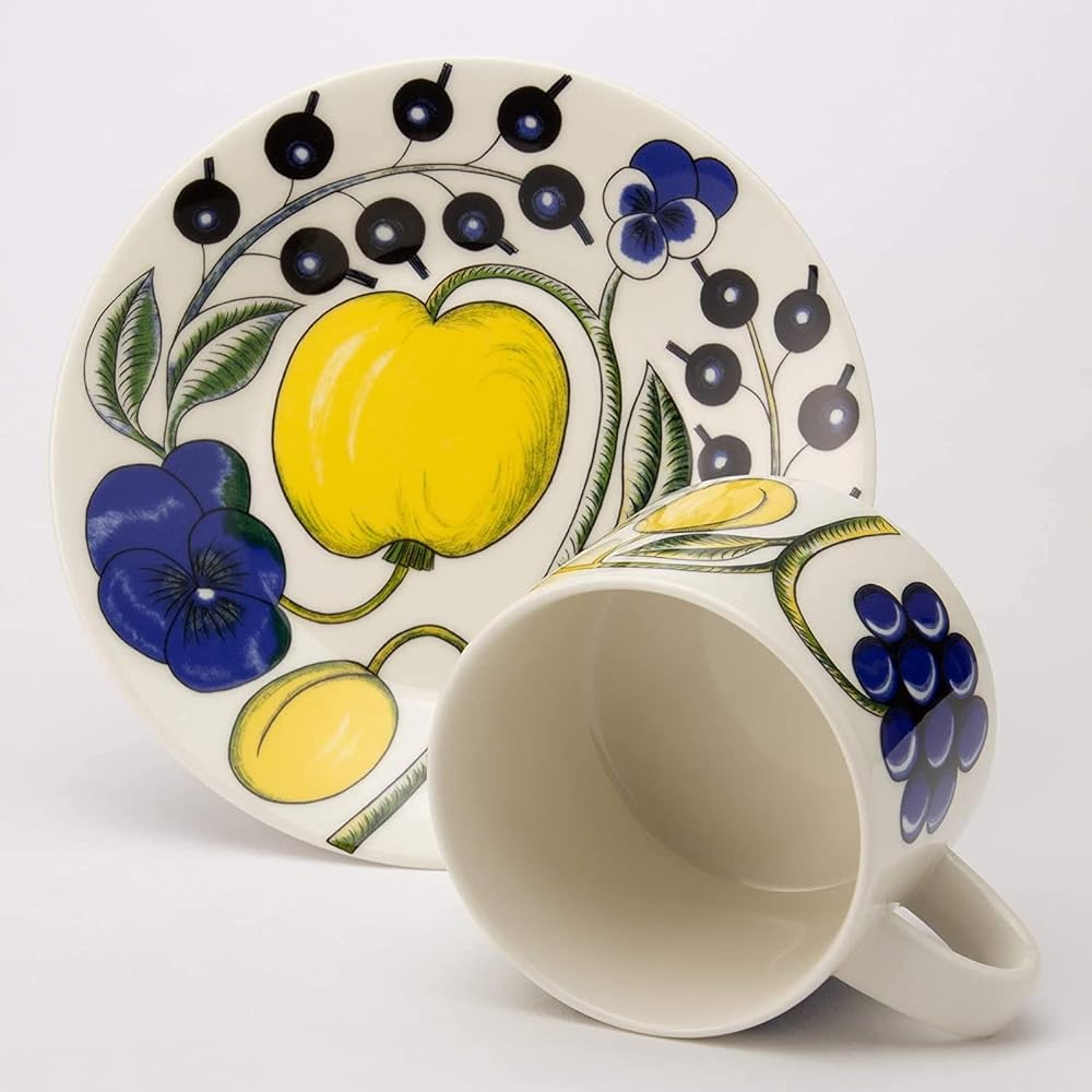 ARABIA [Regular Imported Product] Arabia Paratissi Tea Cup & Saucer Color 1054177