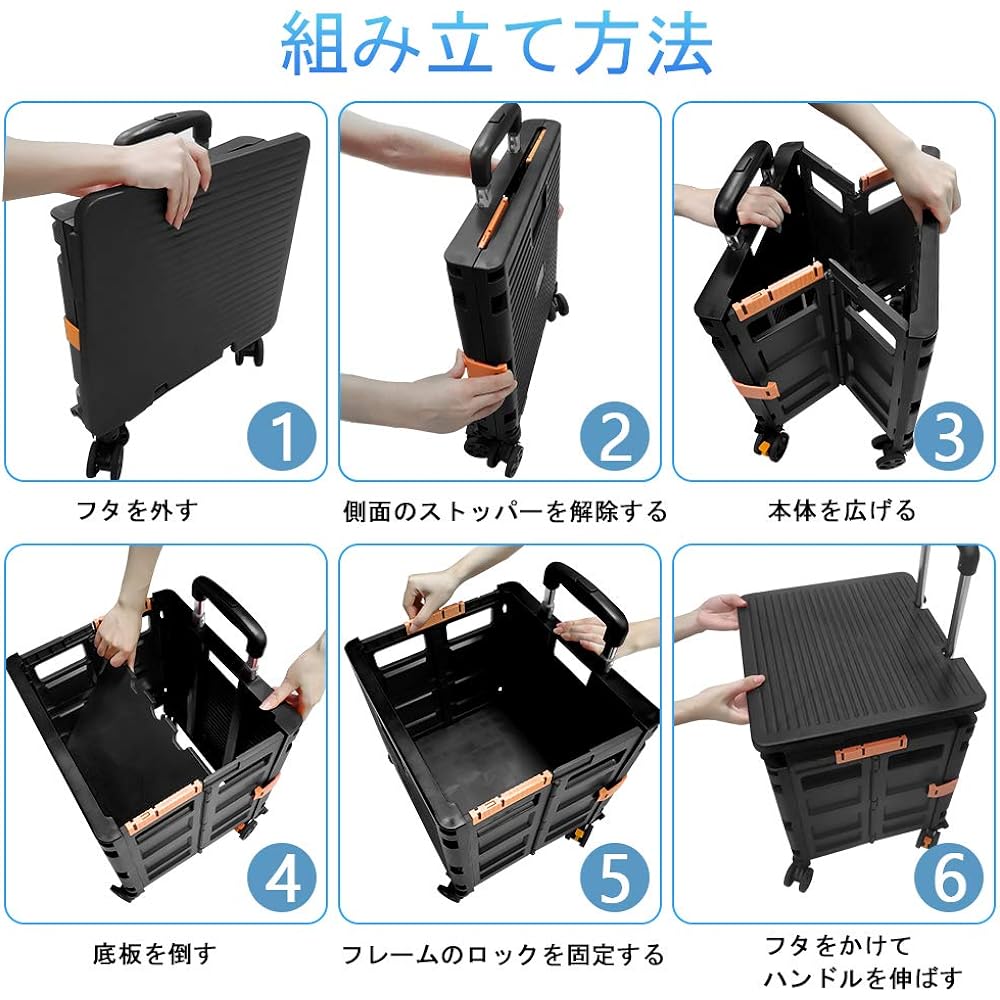 Carry Cart Trolley Outdoor Foldable Cart Carry Shopping Cart Shopping Cart For Fishing, Sports Days, Carrying Kerosene, Shopping, Ultra Compact, For Camping, Travel Equipment, Quiet, Load Capacity 40KG
