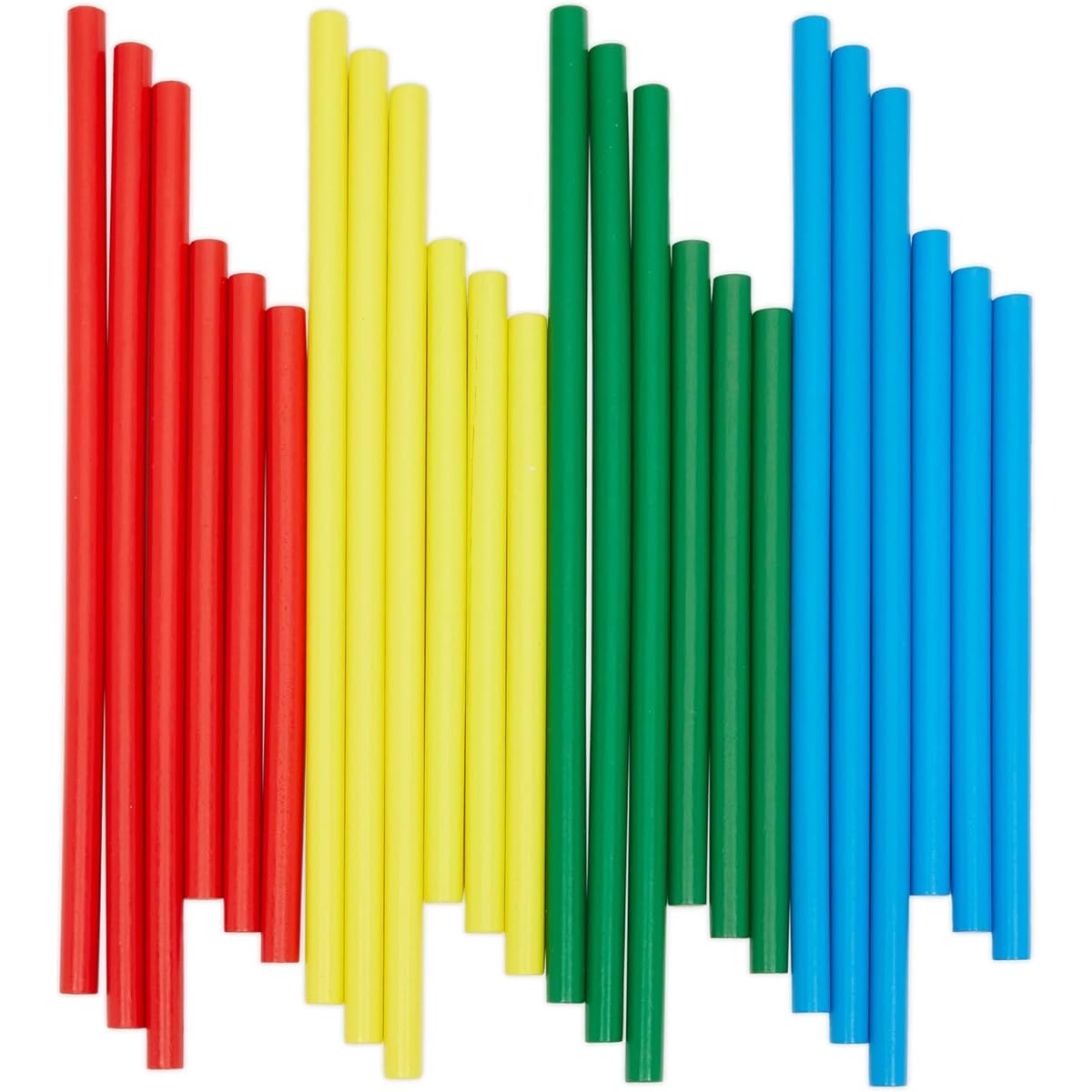 Rhythm Lummi Kids Stick Toddler Musical Toy 11.75" 7.9" (24 Pieces)