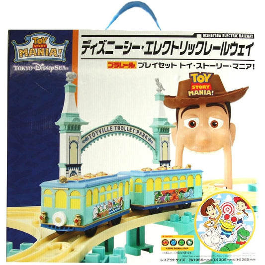 TAKARA TOMY Disney Sea Electric Railway Plarail Playset Toy Story Mania Toy (Disney Resort Exclusive)