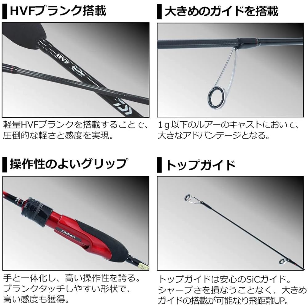 DAIWA Ajing Rod Moonlight Beauty Ajing