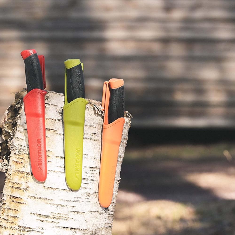 Morakniv Companion Stainless Steel Blade Thickness 2.5mm Camping Knife Outdoor Knife (Olive Green)