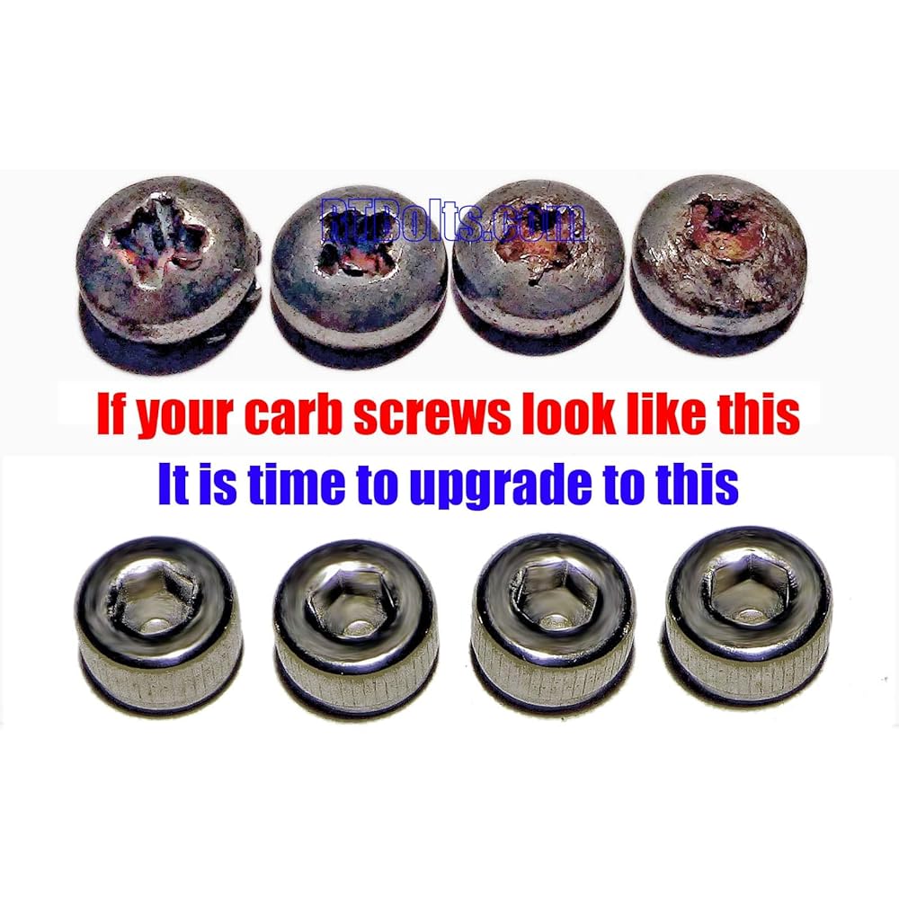 RTBolts Keihin CV Cab Screws or Bolts • Harley Softails Sportsters Dynas Glides Road Kings