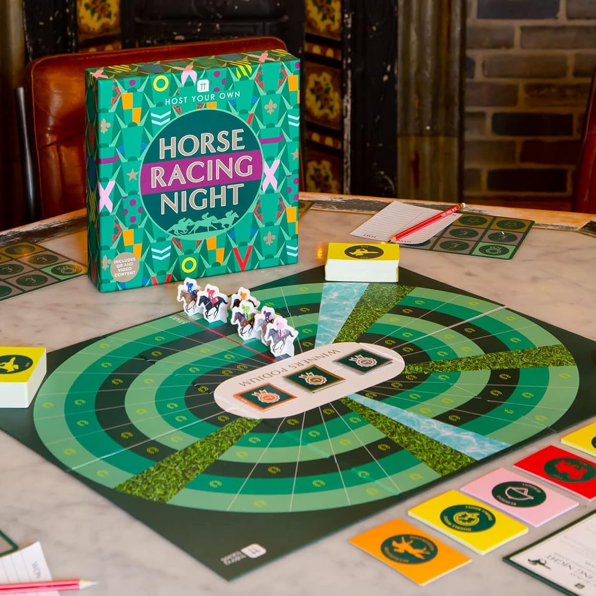 Talking Tables Horse Racing Board Game for Family