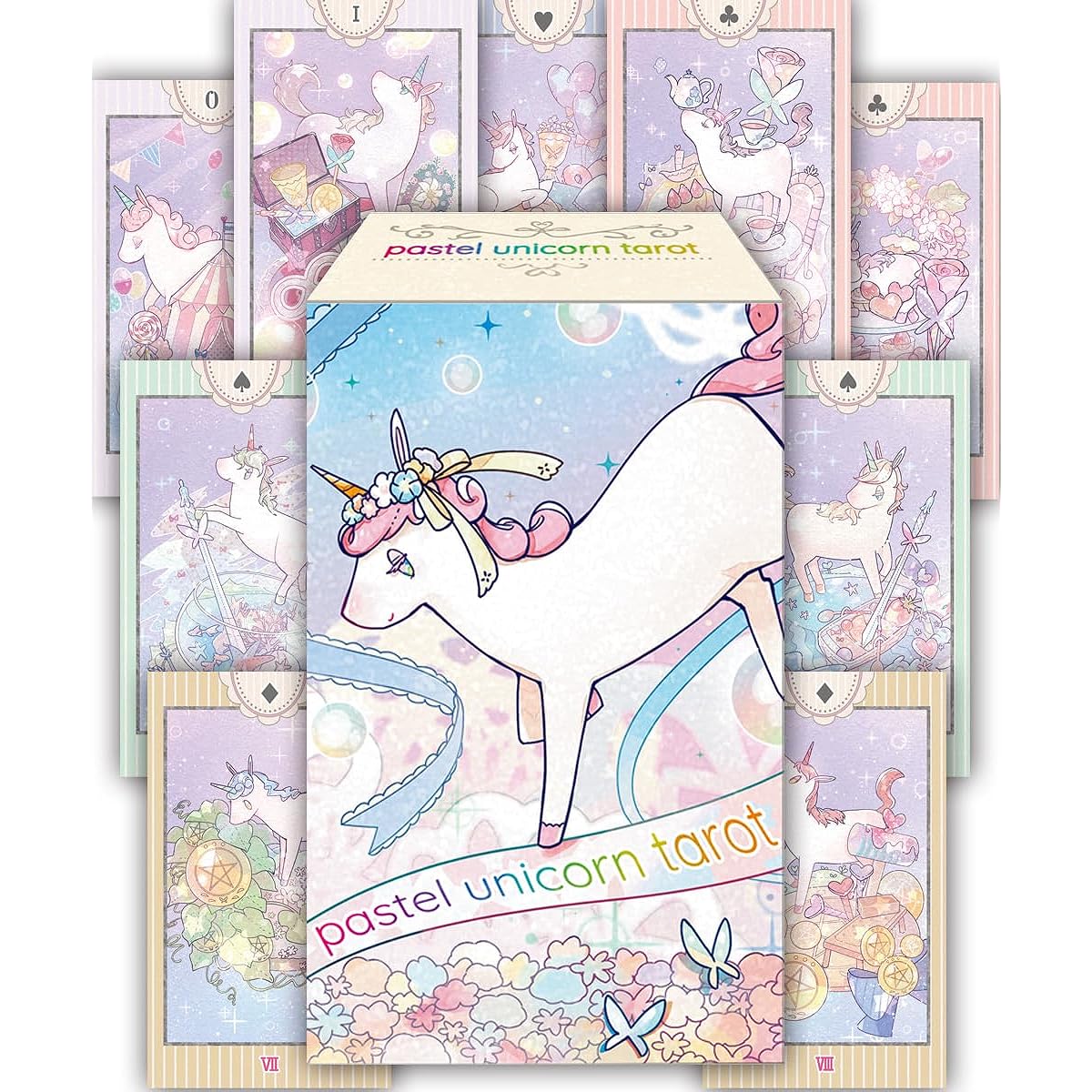 Tarot Cards Pastel Unicorn Tarot PASTEL UNICORN Rider Edition [Genuine]