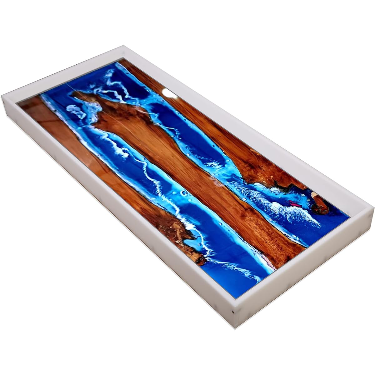 Epoxy River Table Mold 48" x 20" x 3" 1/2" Thick Reusable Extra Large Resin Mold Premium High Density Material Resin Art for Making Coffee River Table