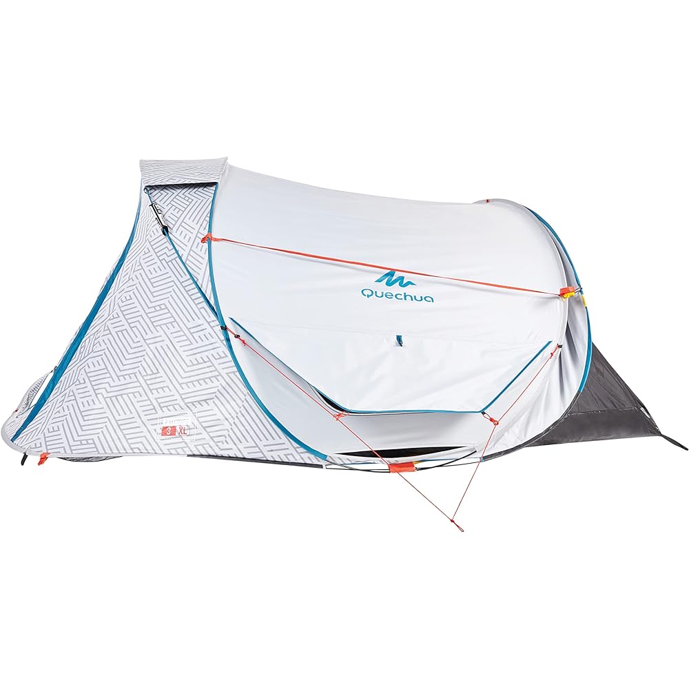 QUECHUA Camping Pop-up Tent 2 SECONDS XL FRESH&BLACK - For 3 people