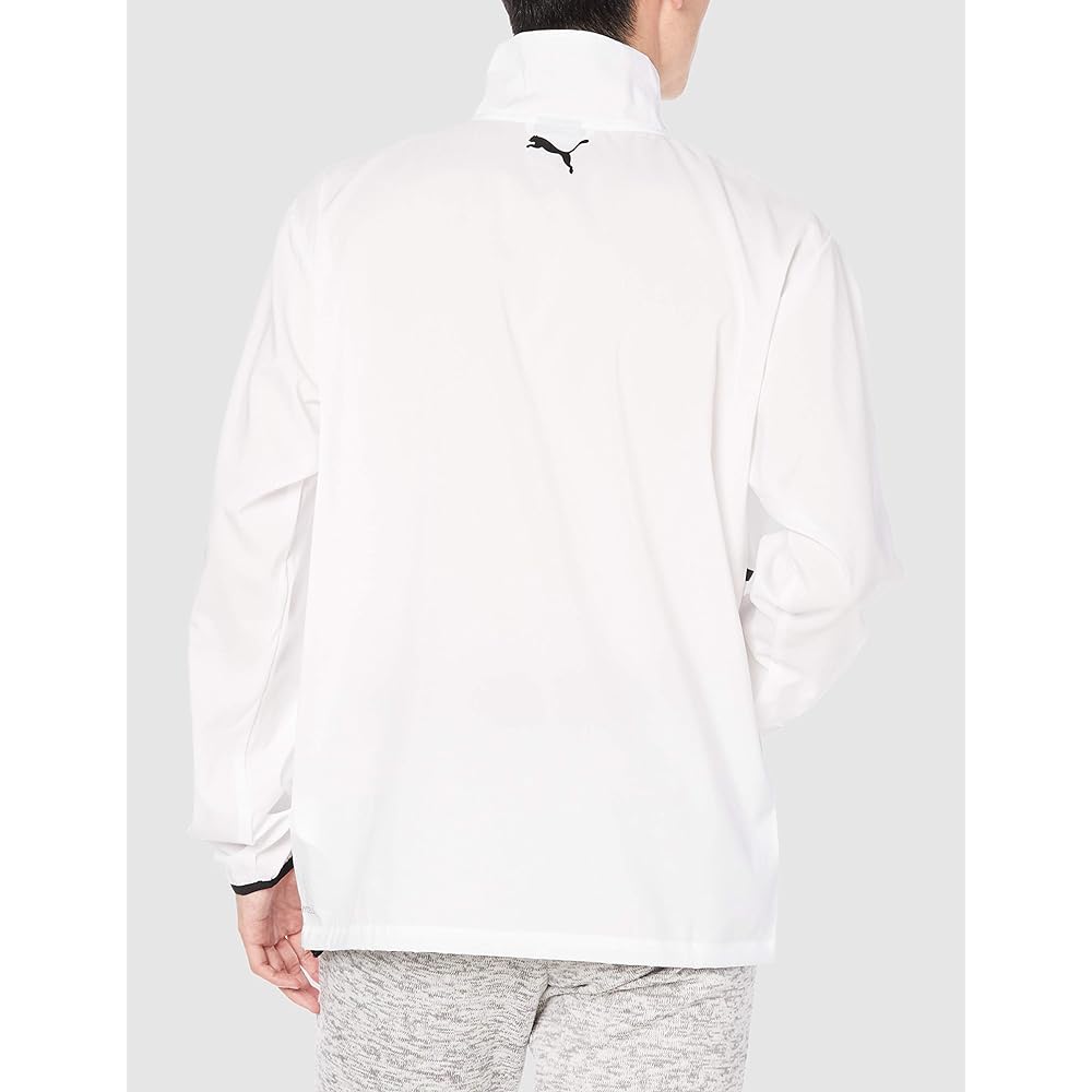 [PUMA] Windbreaker Jacket Graphic Woven Half Zip Jacket Men's