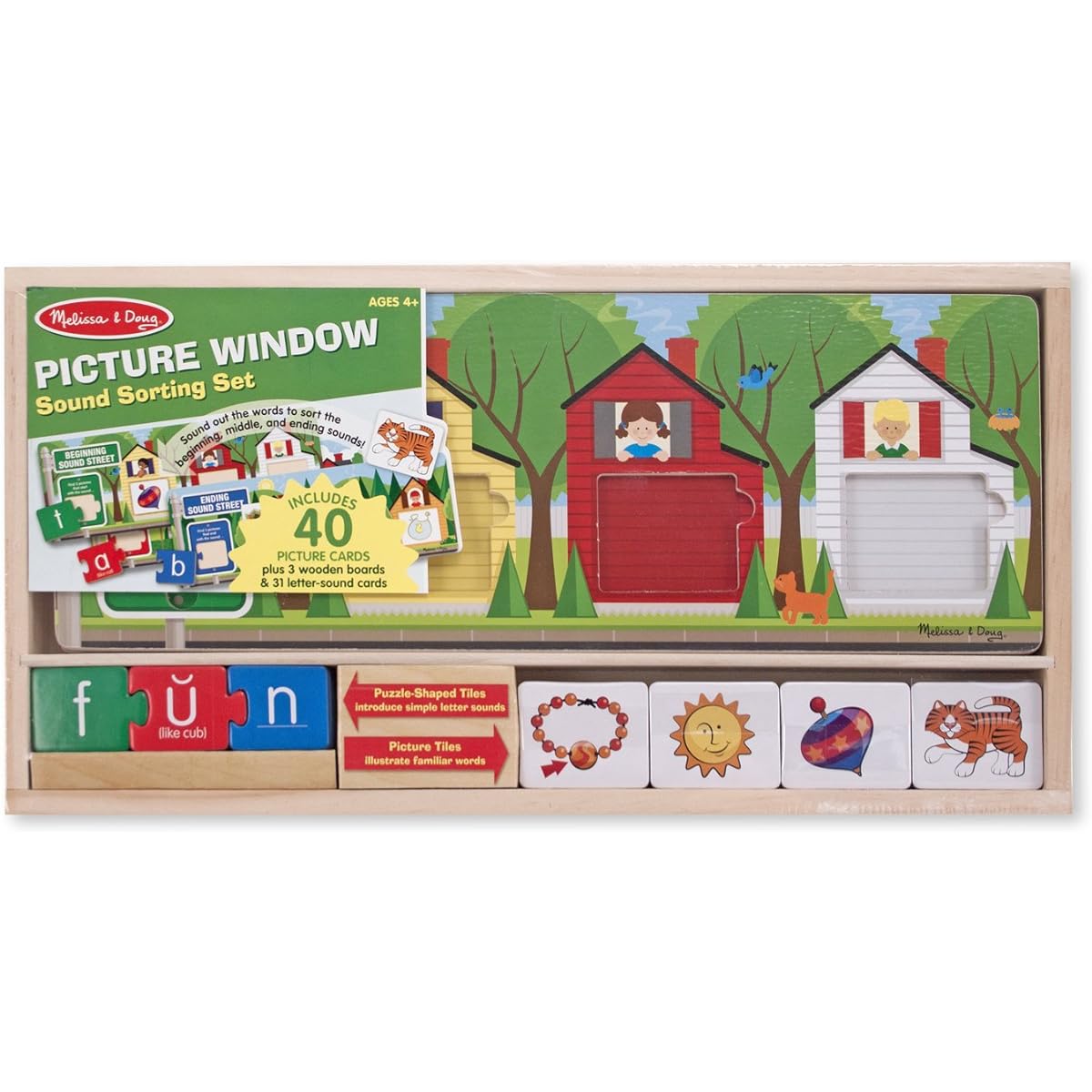 Melissa & Doug's Picture Window Sound Sorting Set [parallel import goods]
