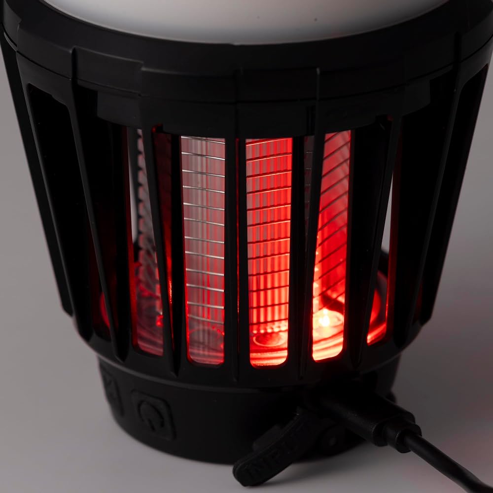 NICOH LED Insect Killing Lantern - 2-in-1 electric insect killer and LED lantern - Rechargeable and waterproof, so it can be used outdoors