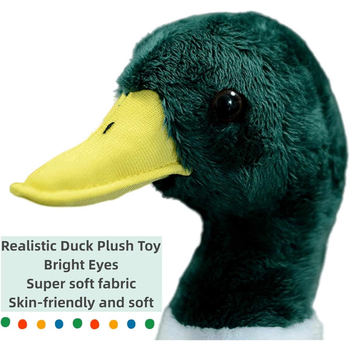 Simulation Mallard Duck Stuffed Animal Stuffed Animal Soft Toy Stuffed Animal Cuddly Toy Gift for Kids 12 Inches Length
