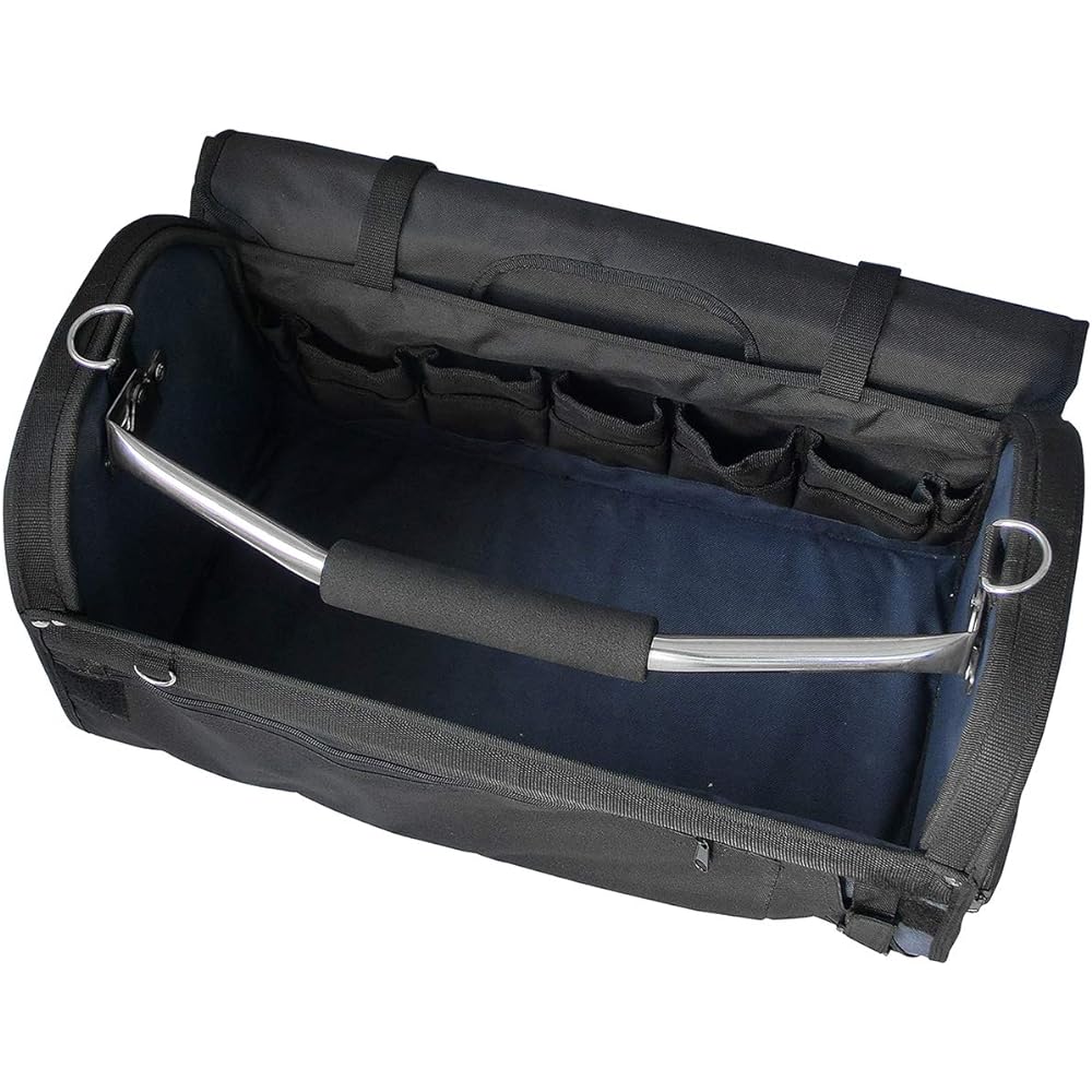 JEJ Astage ACCS Tool Carry [W approx. 55 x D approx. 28 x H approx. 28 cm (33 when the handle is upright) Tool Storage TC-550 Black