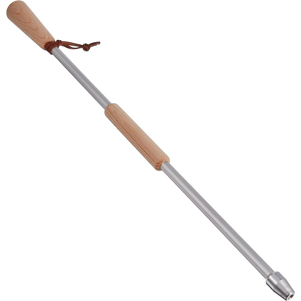 Redecker Fire Blower (Fire Blower, Fire Blowing Stick, Hifukibo) 60cm Natural/Silver