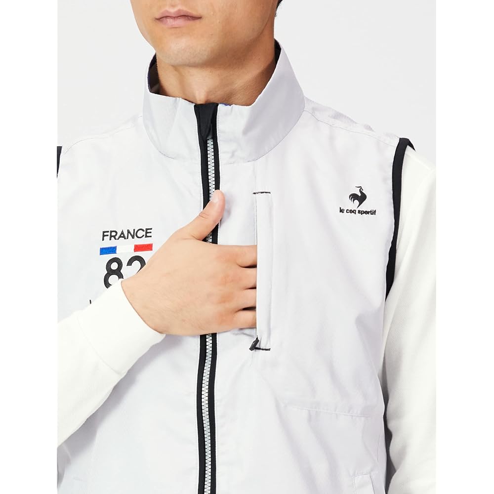 [Le Coq Sportif] 2022 Autumn/Winter Model Outer Vest Water Repellent, Windproof, UPF15, Suitable for Light Rain, Men's