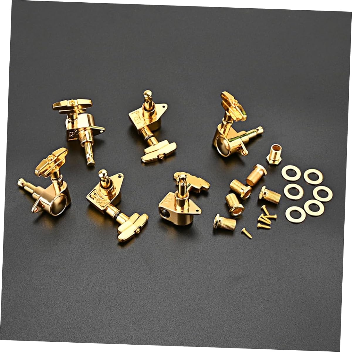 VICASKY 5-Piece Guitar String Set, Zinc Alloy, for Folk Guitar, Electric Guitar, Bass